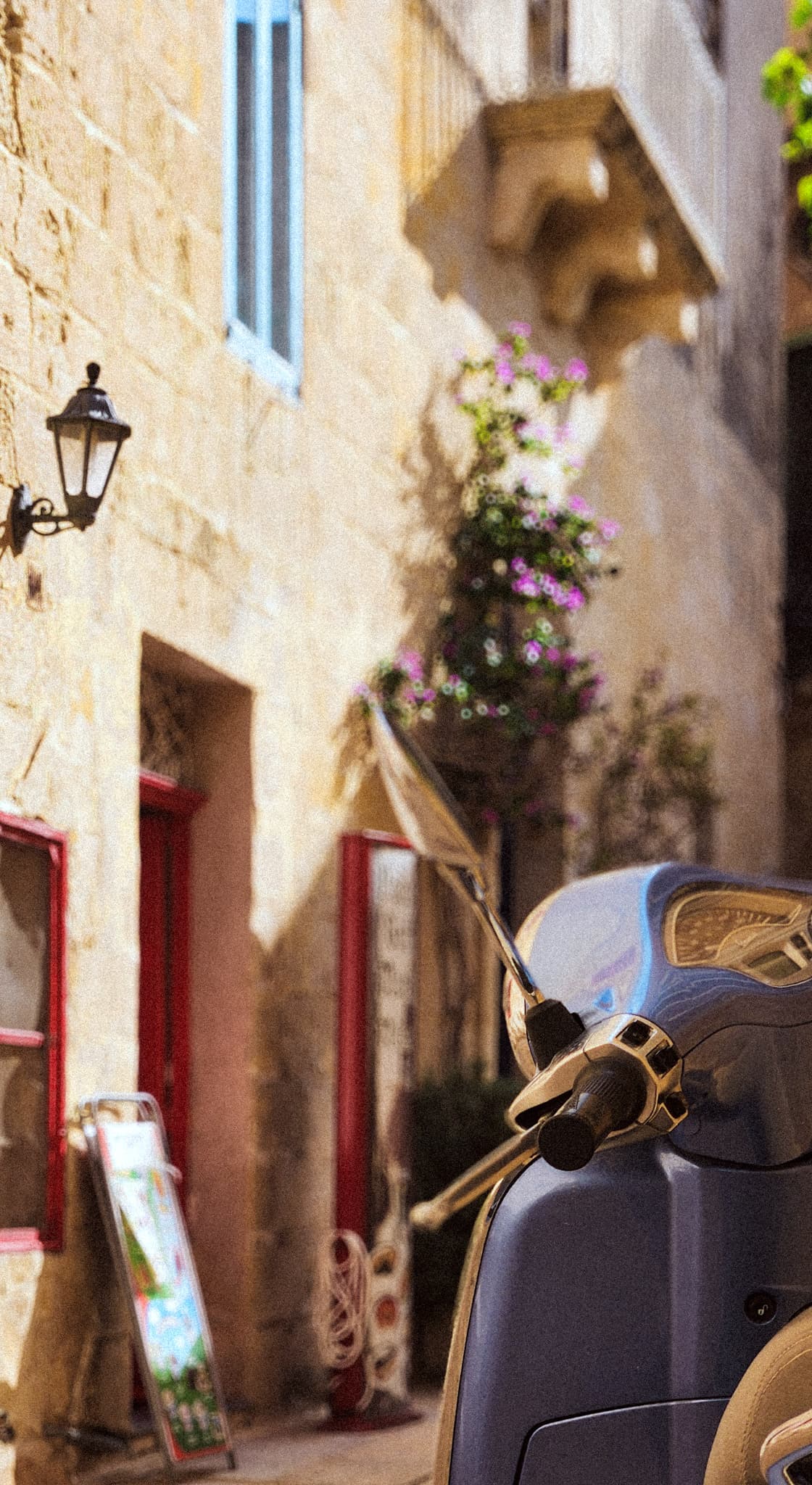 Blue Scooter by Midna, Malta