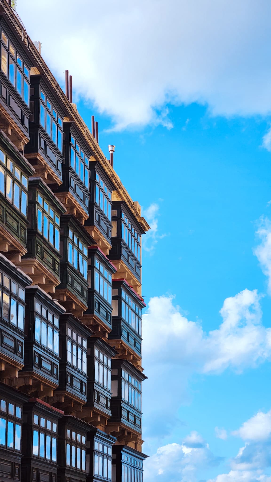 Glass Facade by Valetta, Malta