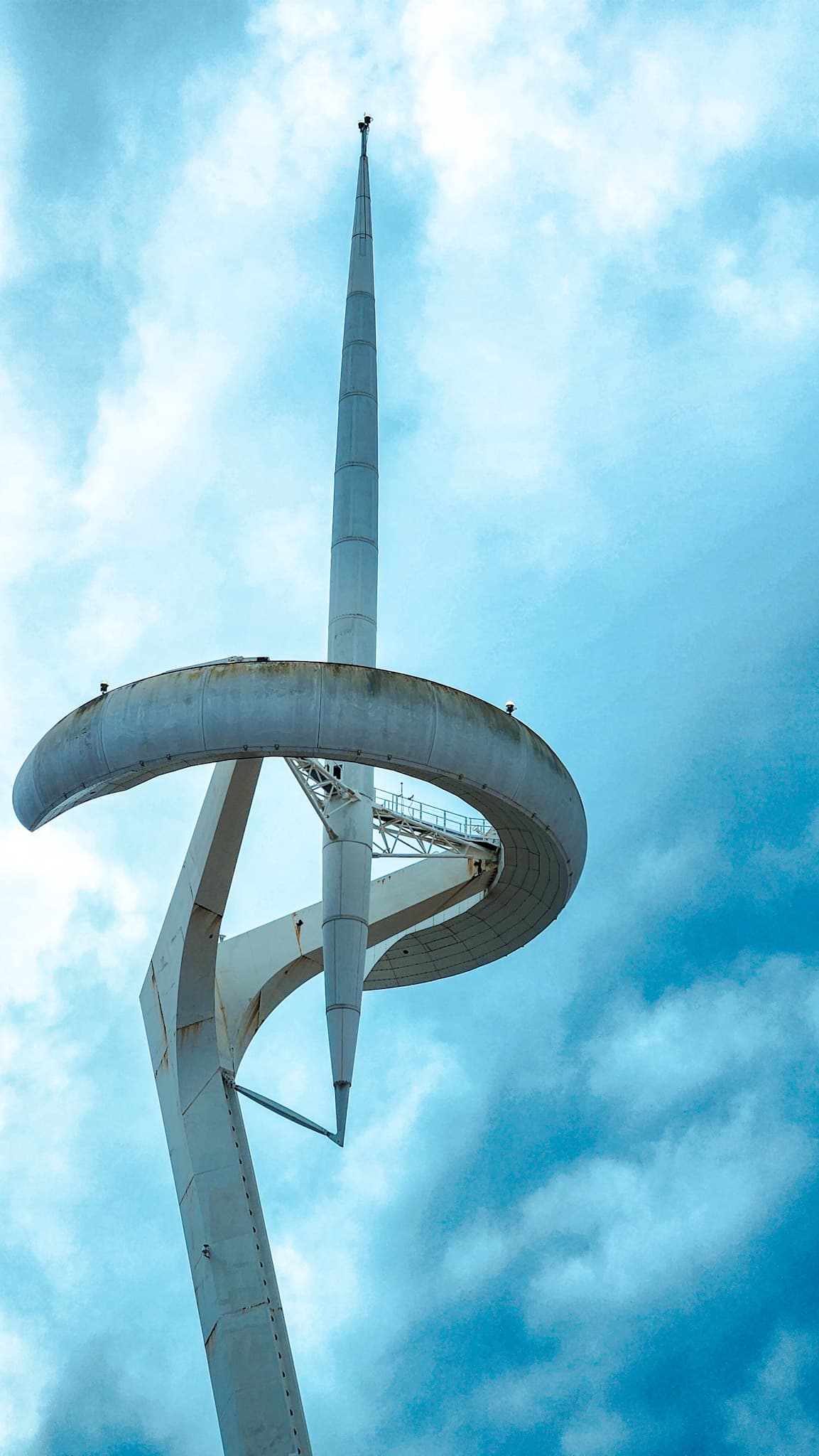Torre de Montjuïc by Barcelona, Spain