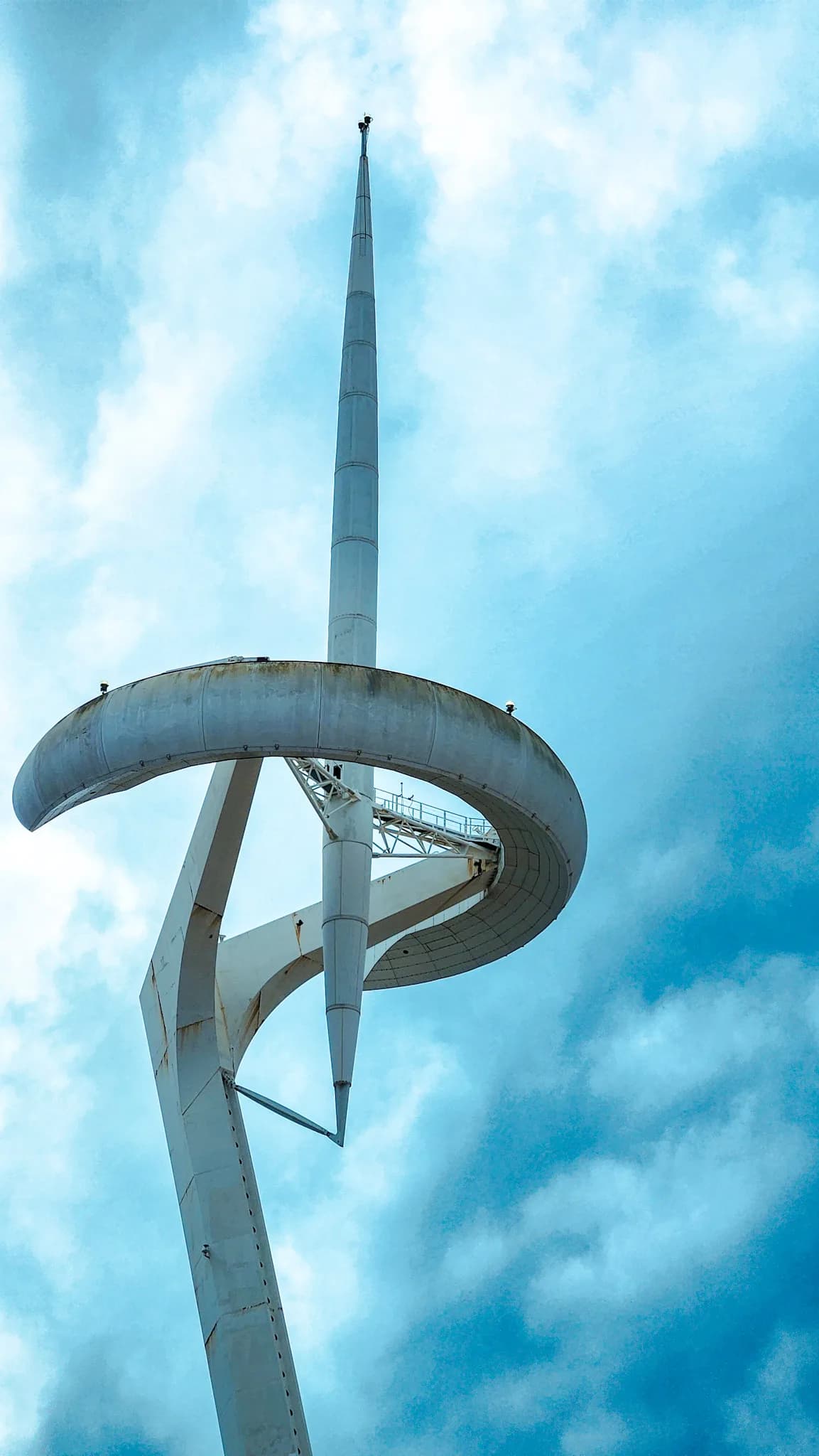 Torre de Montjuïc by Barcelona, Spain